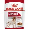 Royal Canin Medium Adult Dog Chunks in Gravy - رویال کنین غذا در سوپ برای سگ های بزرگسال متوسط (10 x 140 g) پاتی شاپ خرید فروش قیمت غذای گربه سگ تر خشک قیمت بهترین