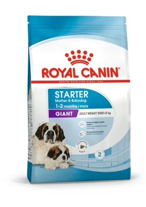 Royal Canin Starter Mother & Babydog Giant 15 kg - رویال کنین غذای خشک توله سگ و مادر بزرگ 15 کیلوگرم پاتی شاپ خرید فروش قیمت غذای گربه سگ تر خشک قیمت بهترین